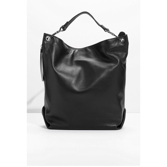 & Other Stories Handbags - Leather Hobo Backpack